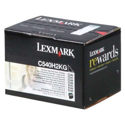 Toner BLACK für Lexmark X-548-DE X-544-N X-546-DTN C-544-N 