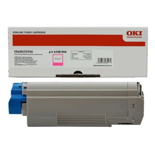 Oki toner cartridge magenta (43381906)