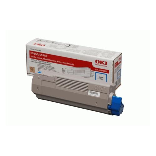 Oki toner cartridge cyan (43872307)
