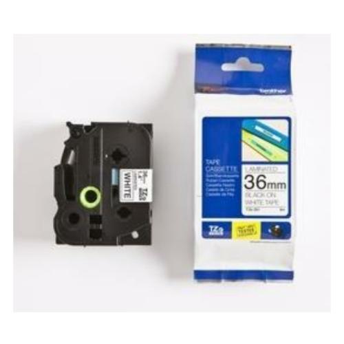 Brother tape black on white (TZE261), 36mm, laminated