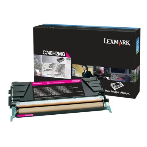Lexmark toner cartridge cyan (C748H2CG / 0C748H2CG)
