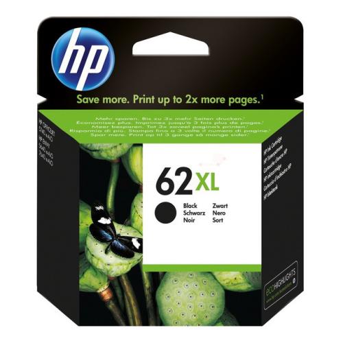 HP printcartridge black (C2P05AE#301 / 62XL) (high capacity)