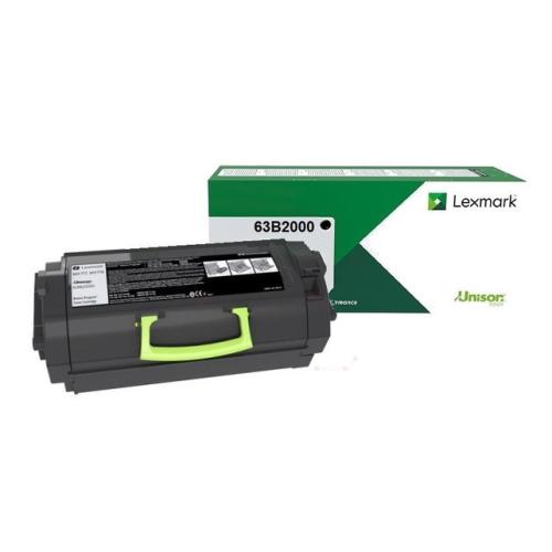 Lexmark toner cartridge black (63B2000 / 063B2000) (Return)