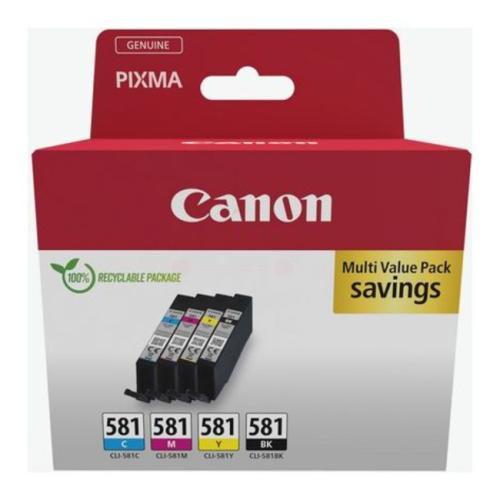 Canon printcartridge black / cyan / magenta / yellow (2103C006 / CLI581) (multipack)
