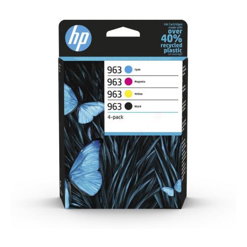 HP printcartridge black / cyan / magenta / yellow (6ZC70AE#301 / 963) (multipack)