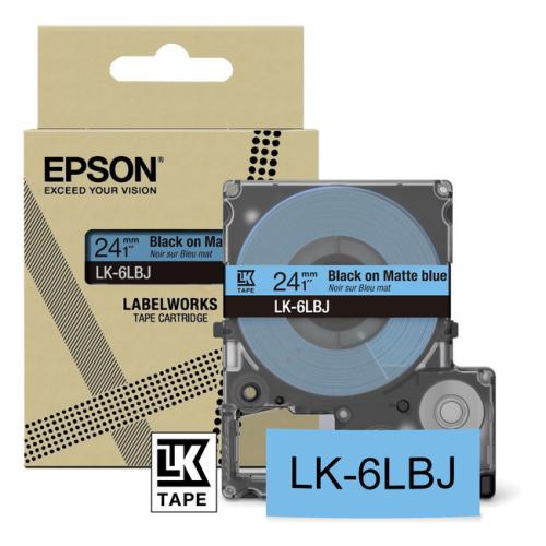 Epson labels black / blue (C53S672082 / LK6LBJ)