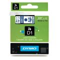 Dymo labels blue on white (40914 / S0720690), 9mm, laminated