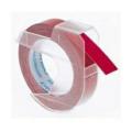 Dymo Stamping tape white on red (S0898150), 9mm